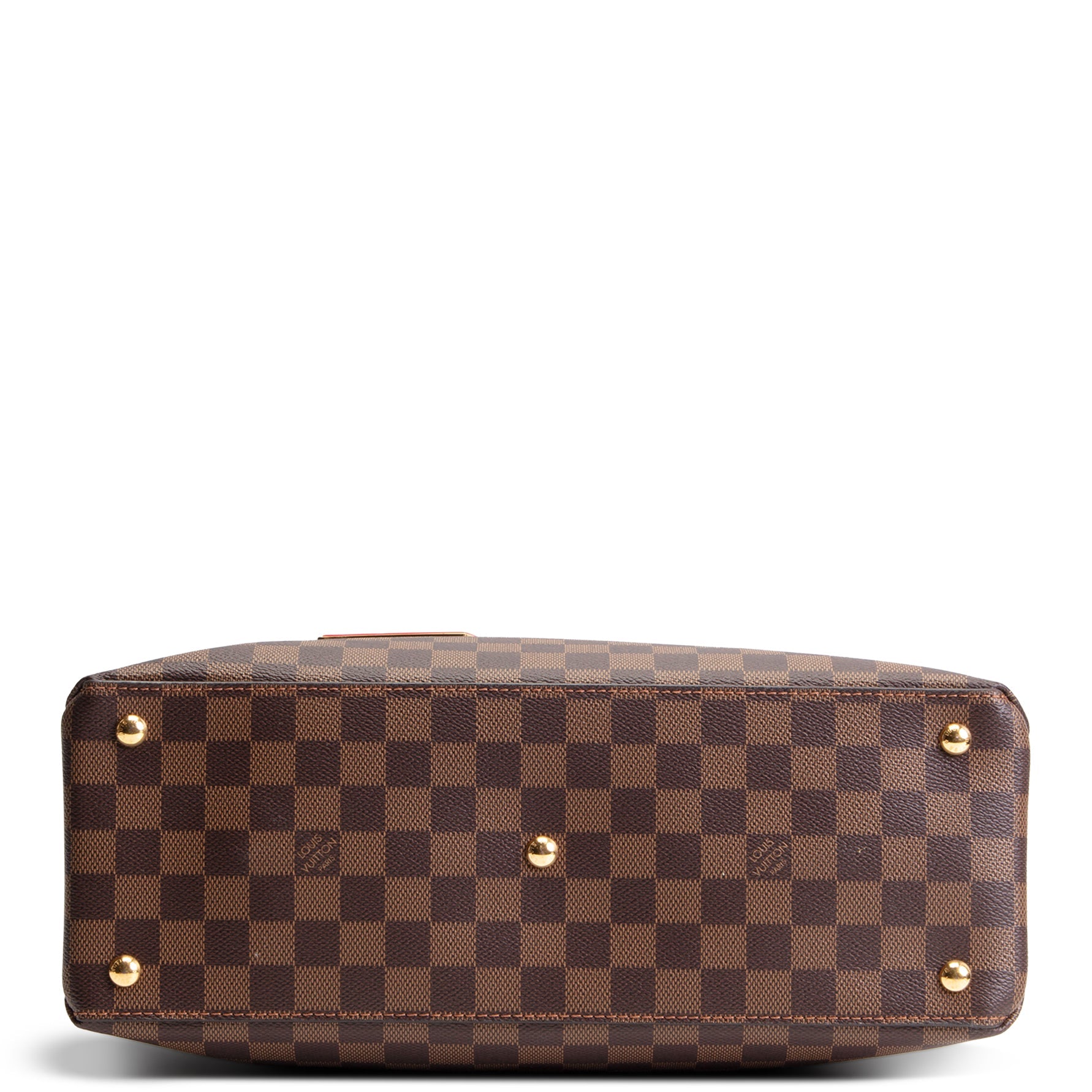 LOUIS VUITTON Damier Ebene Riverside Tote - Cranberry