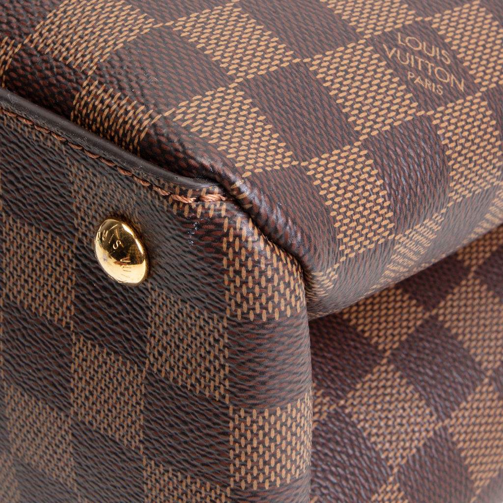 LOUIS VUITTON Damier Ebene Riverside Tote - Cranberry