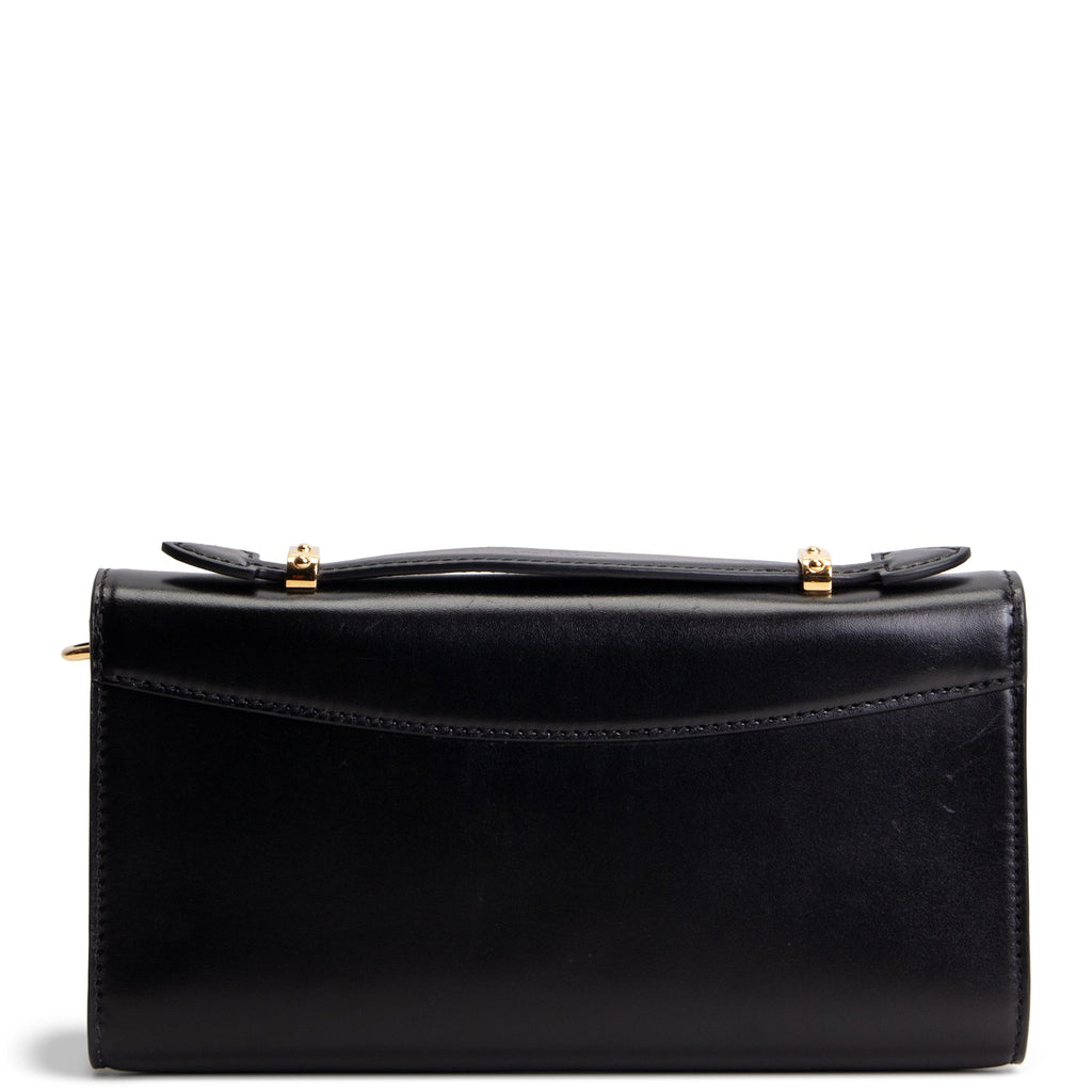 LOUIS VUITTON Capucines Wallet on Chain - Black