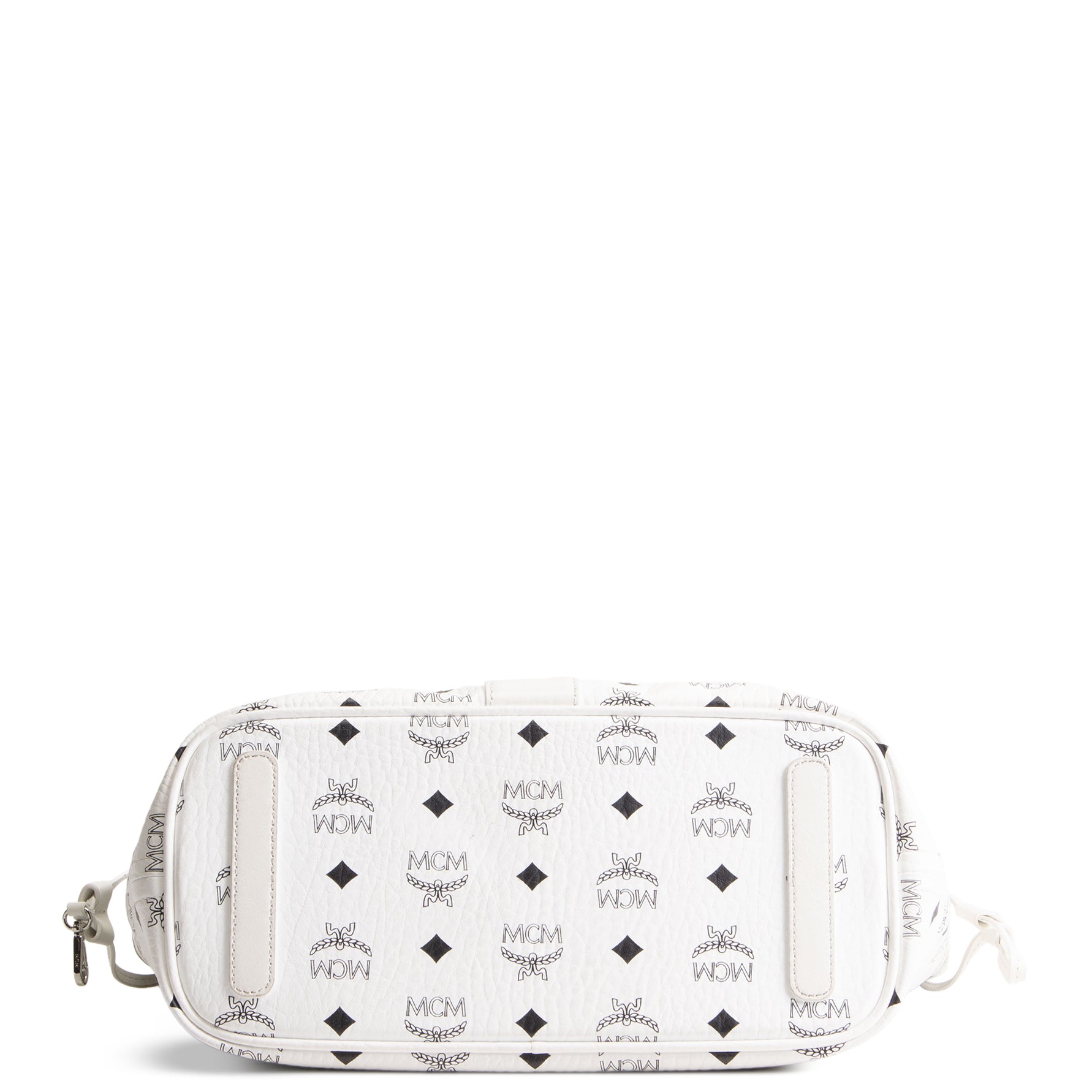 MCM Visetos Small Liz Tote - White