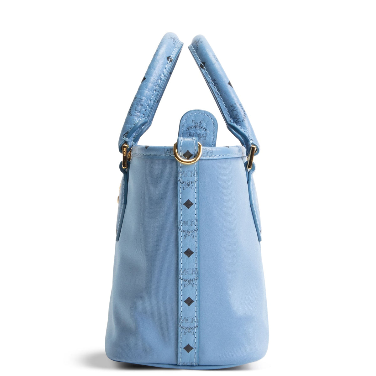 MCM X-Mini Nylon Aren Shopper - Blue