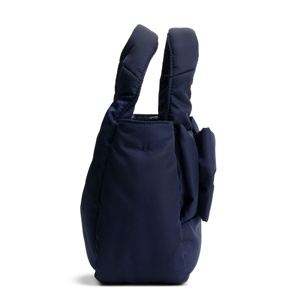 PRADA Padded Re-Nylon Bow - Mini - Baltic Blue