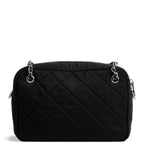 PRADA Tessuto Nylon Impuntu Shoulder Bag - Black