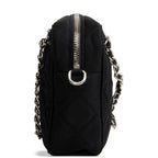 PRADA Tessuto Nylon Impuntu Shoulder Bag - Black