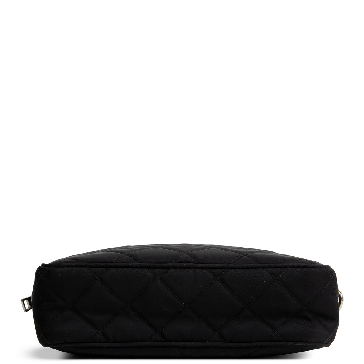PRADA Tessuto Nylon Impuntu Shoulder Bag - Black