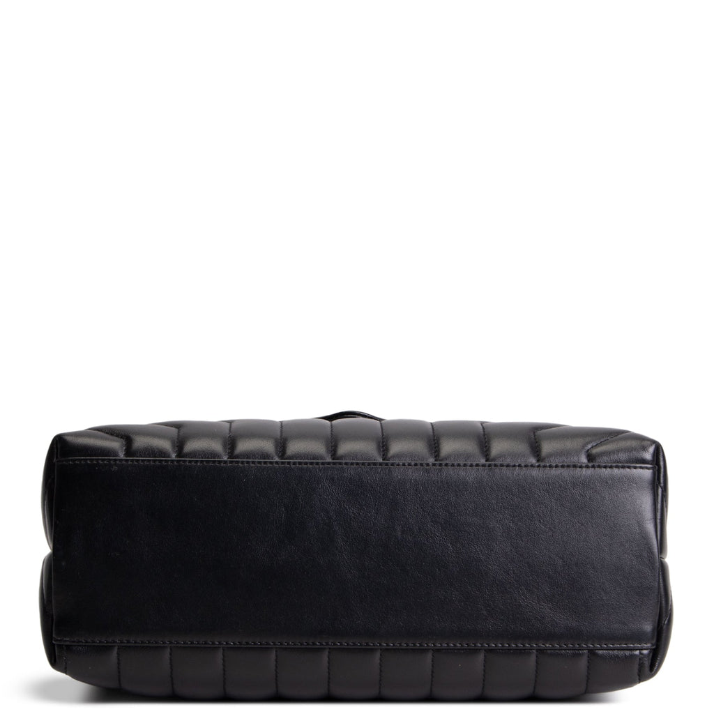 SAINT LAURENT Medium Loulou Shoulder Bag - Black