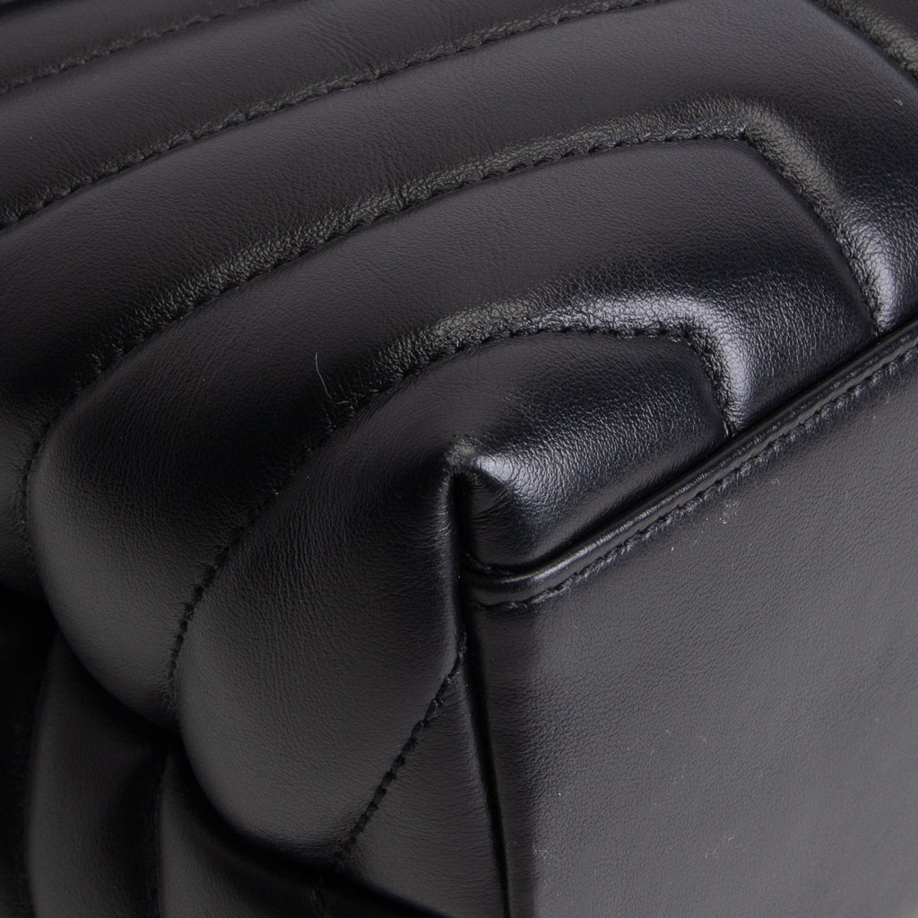 SAINT LAURENT Medium Loulou Shoulder Bag - Black