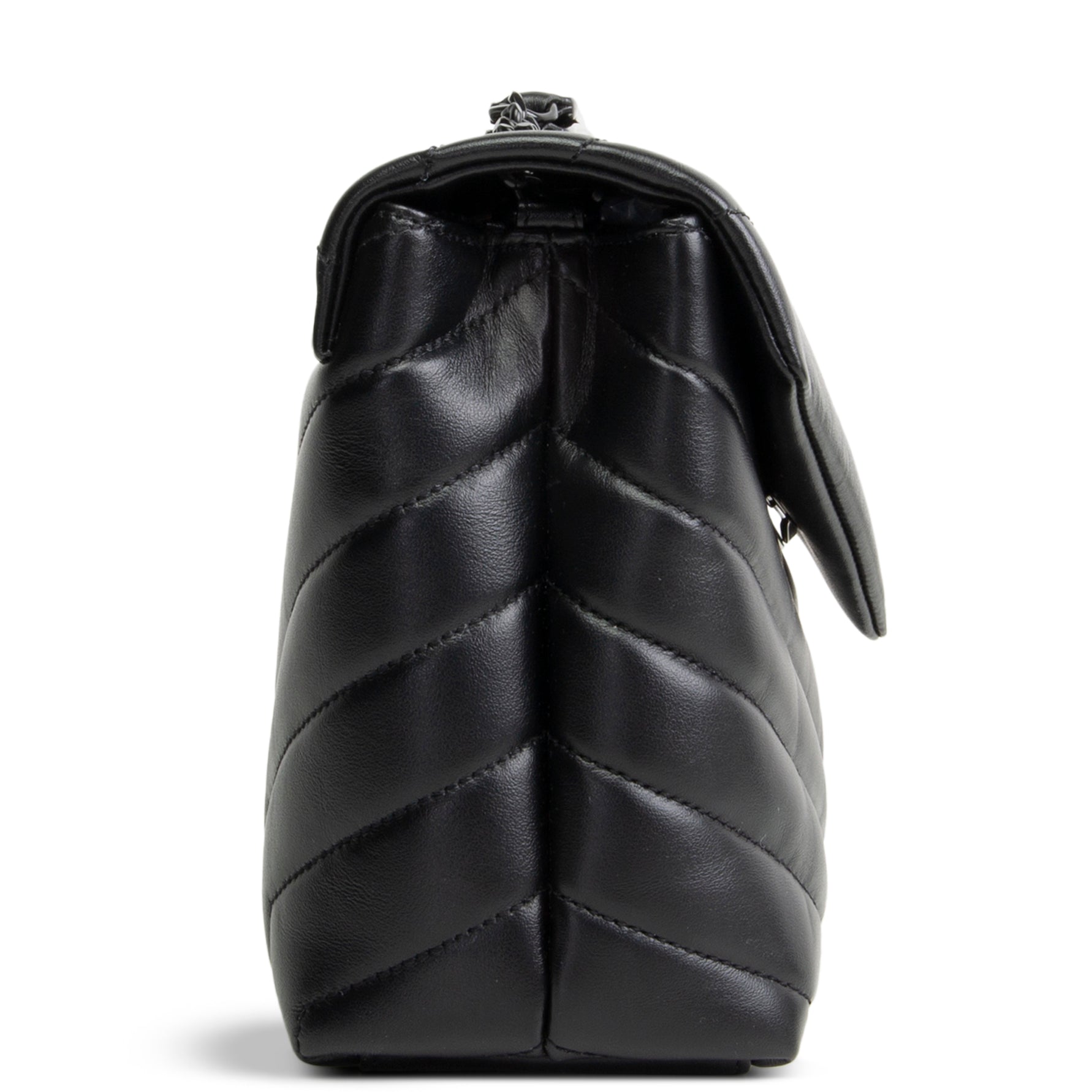 SAINT LAURENT Small Loulou Shoulder Bag  - Black