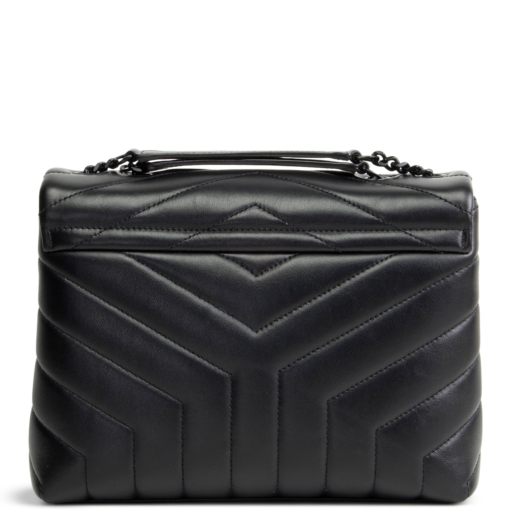 SAINT LAURENT Small Loulou Shoulder Bag  - Black